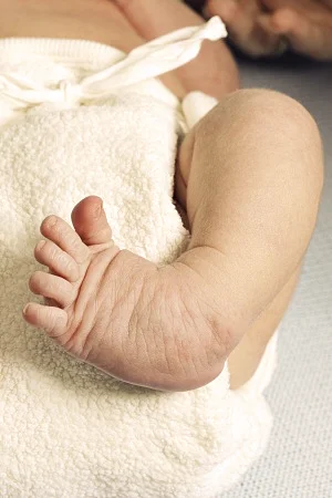 Close-up of a baby's foot